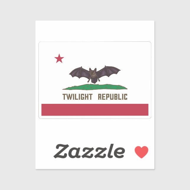Twilight Republic Flag Sticker (Sheet)