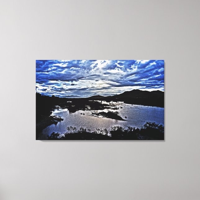 Twilight River Canvas Print (Front)