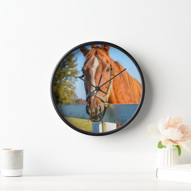 Twilight Rose | Thoroughbred Race Horse Clock (Home)