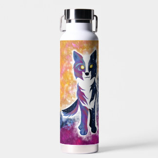 Twilight Sky Wolf Water Bottle