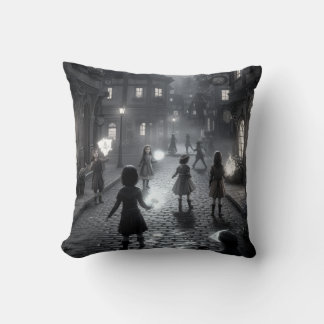 Twilight Tales On Cobblestone Tote Bag Throw Pillow