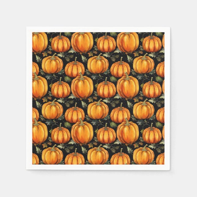 Twilight Tangle – Haunted Harvest Repeat Napkins (Front)