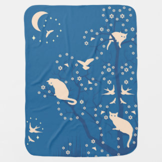 Twilight Tomcats Baby Blanket