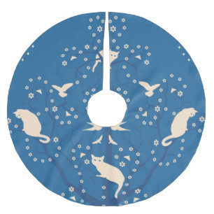 Twilight Tomcats Tree Skirt