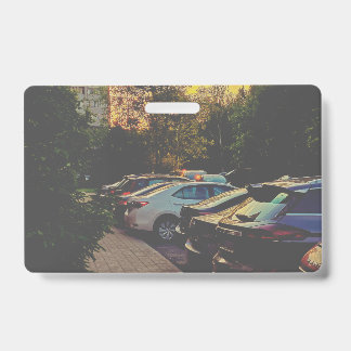 Twilight Urban PVC Name Badge – Customizable