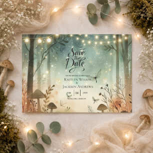 Twilight Whispers of the Woodland Wedding Save The Date