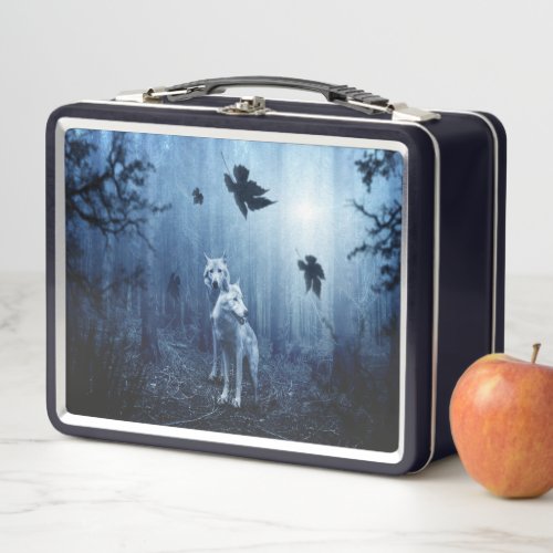 Twilight Wolves Metal Lunch Box