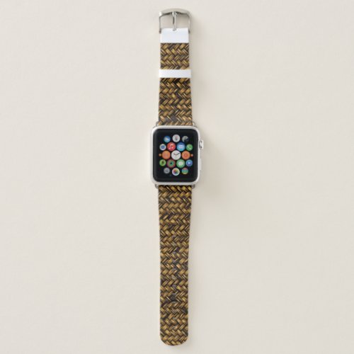 Twill Natural Fiber Pattern Apple Watch Band