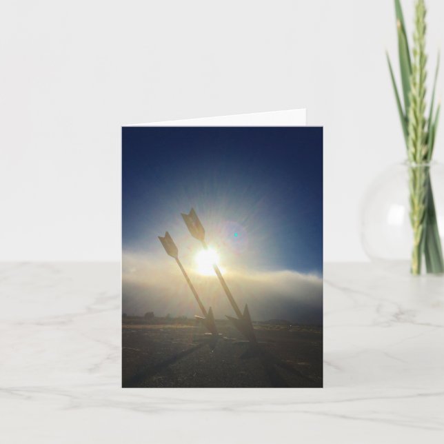 twin arrows notecard (Front)