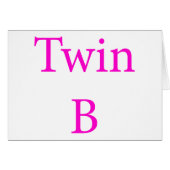Twin B Pink (Front Horizontal)