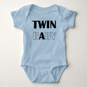 TWIN BABY A BODYSUIT