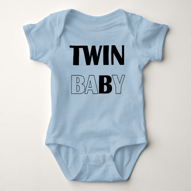 TWIN BABY B BABY BODYSUIT (Front)