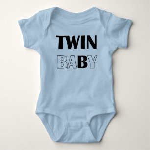 TWIN BABY B BODYSUIT