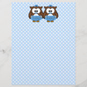 twin baby boy owl (Front)