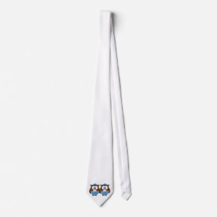 twin baby boy owl neck tie