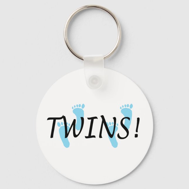 Twin Baby Boys Keychain (Front)