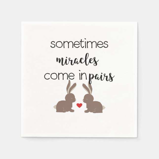 Twin Baby Napkins (Front)