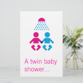 Twin baby shower (Standing Front)