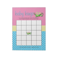 Twin Baby Shower Baby Shower Game Notepad