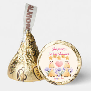 Twin Baby Shower   Cute Giraffe Baby Shower Hershey®'s Kisses®