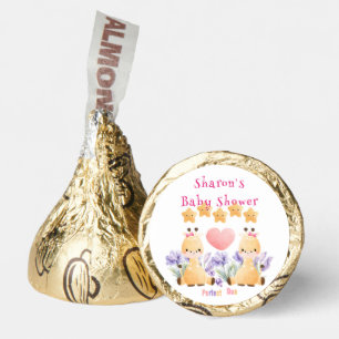 Twin Baby Shower Cute Giraffe Baby Shower Hershey®'s Kisses®