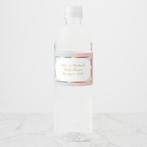 TWIN Baby Shower Water Bottle Labels2Baby Shower Water Bottle Label