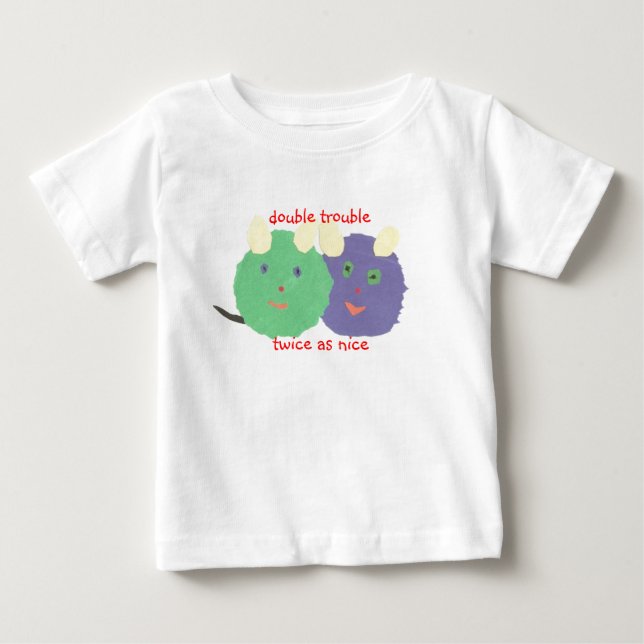 Twin baby tee twins t (Front)
