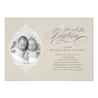 Twin Baptism Invitations 5