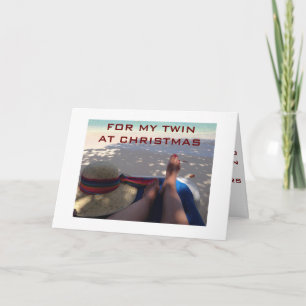TWIN-BEACH AND CHERISHED MEMORIES AT CHRISTMAS HOLIDAY CARD