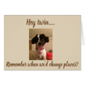 ***TWIN*** BIRTHDAY **REMINISCE ABOUT CHILDHOOD** (Front Horizontal)