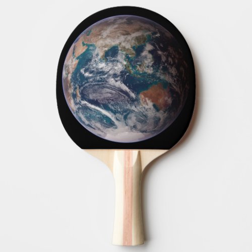 Twin Blue Marbles _ East _ Planet Earth NASA Image Ping Pong Paddle