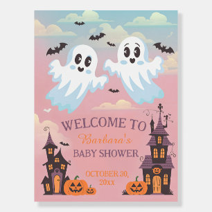 Twin Boo’s Halloween Baby Shower Welcome Foam Board