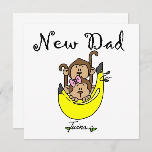 Twin Boy and Girl New Dad Gifts (Front/Back)