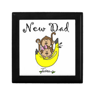 Twin Boy and Girl New Dad Gifts Gift Box