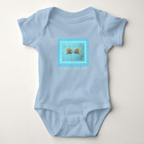 Twin Boy Angelfish Baby Bodysuit