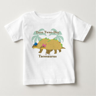 Twin boy/girl Taco Twos-day Birthday Baby T-Shirt