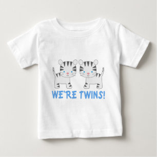 Twin Boy Jungle Tiger Baby Tee