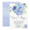 Twin boys baby shower navy green floral