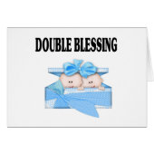 Twin Boys Double Blessing (Front Horizontal)