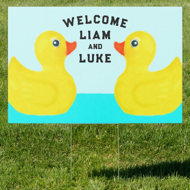 Twin Boys Sign (Insitu)