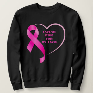 Twin Breast Cancer Awareness Sweatshirt