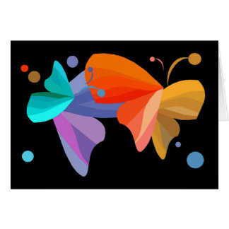 Twin Butterflies Cards
