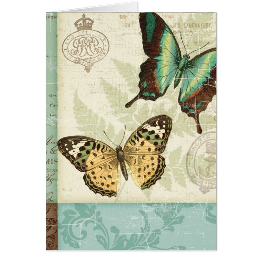 Twin Butterflies Cards (Front)