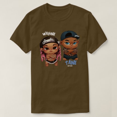 TWIN CHARACTERS OF TIKI TOTS  TEES