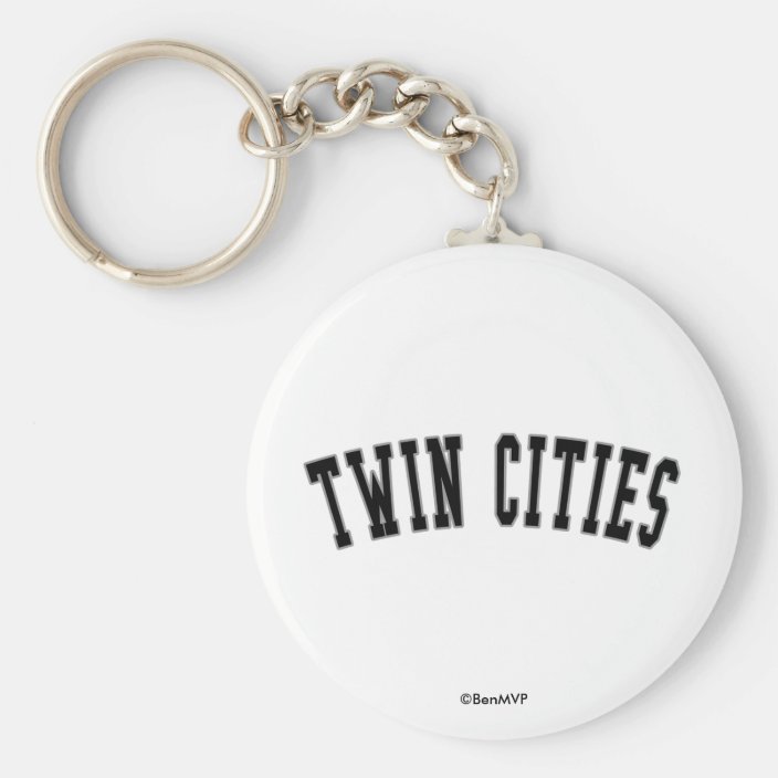 Twin Cities Key Chain