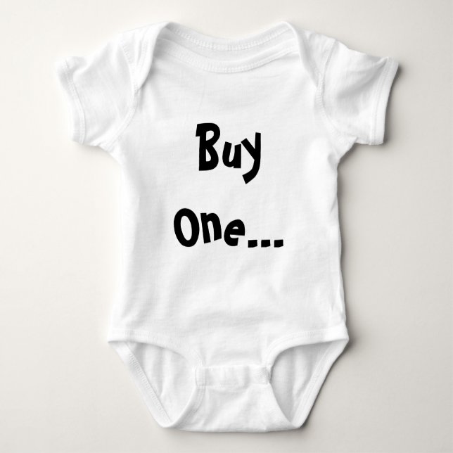 Twin Crazy Baby Bodysuit (Front)