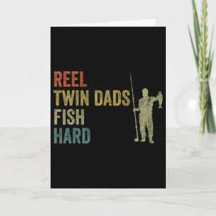 Twin Dad Fishing Card