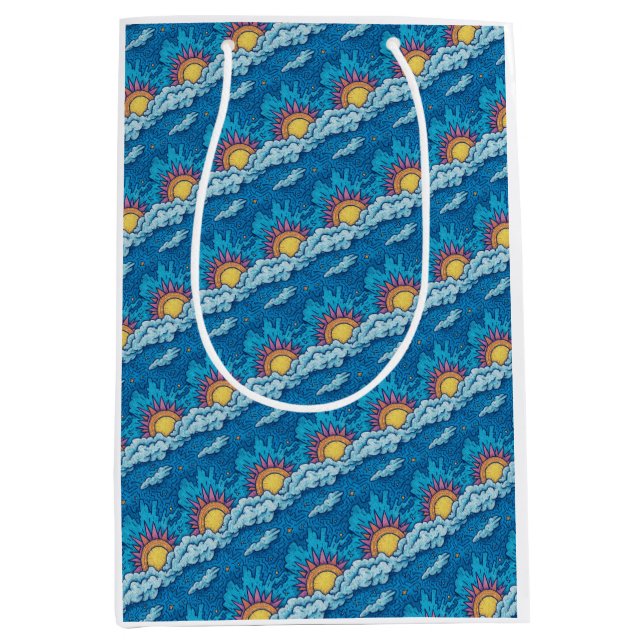 Twin Dawn Carnival Medium Gift Bag (Front)