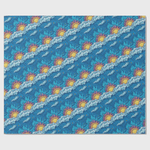 Twin Dawn Carnival Wrapping Paper