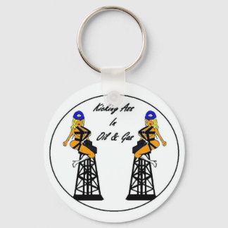 Twin Derricks Key Chain